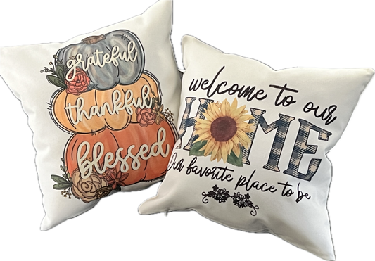 16x16 Linen - Sublimation Pillow Cover