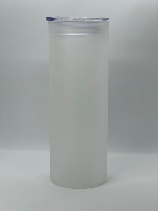 Frost Glass Sublimation Tumbler 25oz.( Straight)