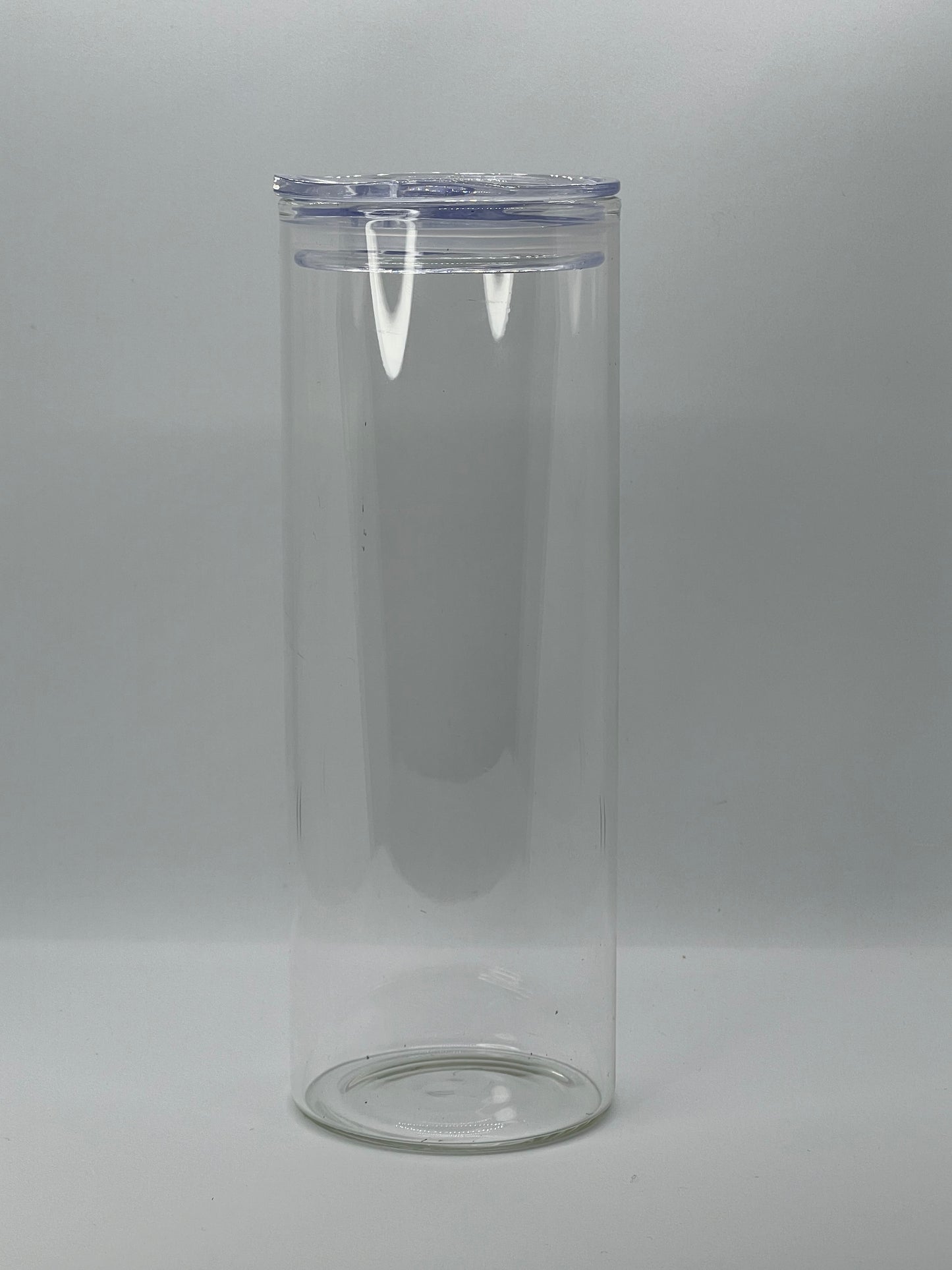 Clear Glass Sublimation Tumbler 25oz. (Straight)