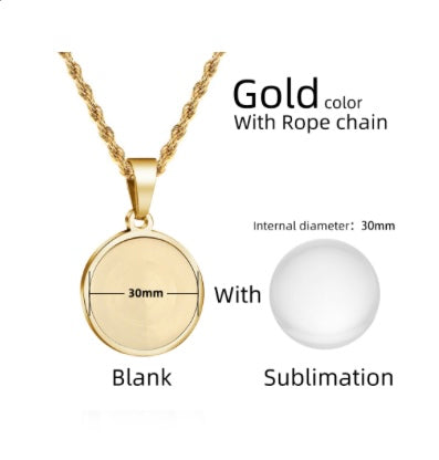 Memory Picture Pendant Necklace